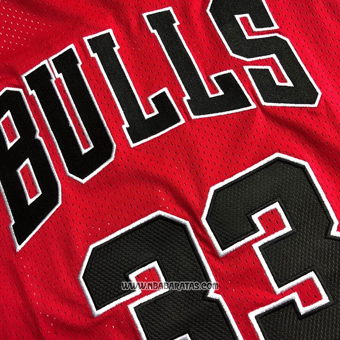 Camiseta Chicago Bulls Scottie Pippen #33 Mitchell & Ness 1997-98 Rojo